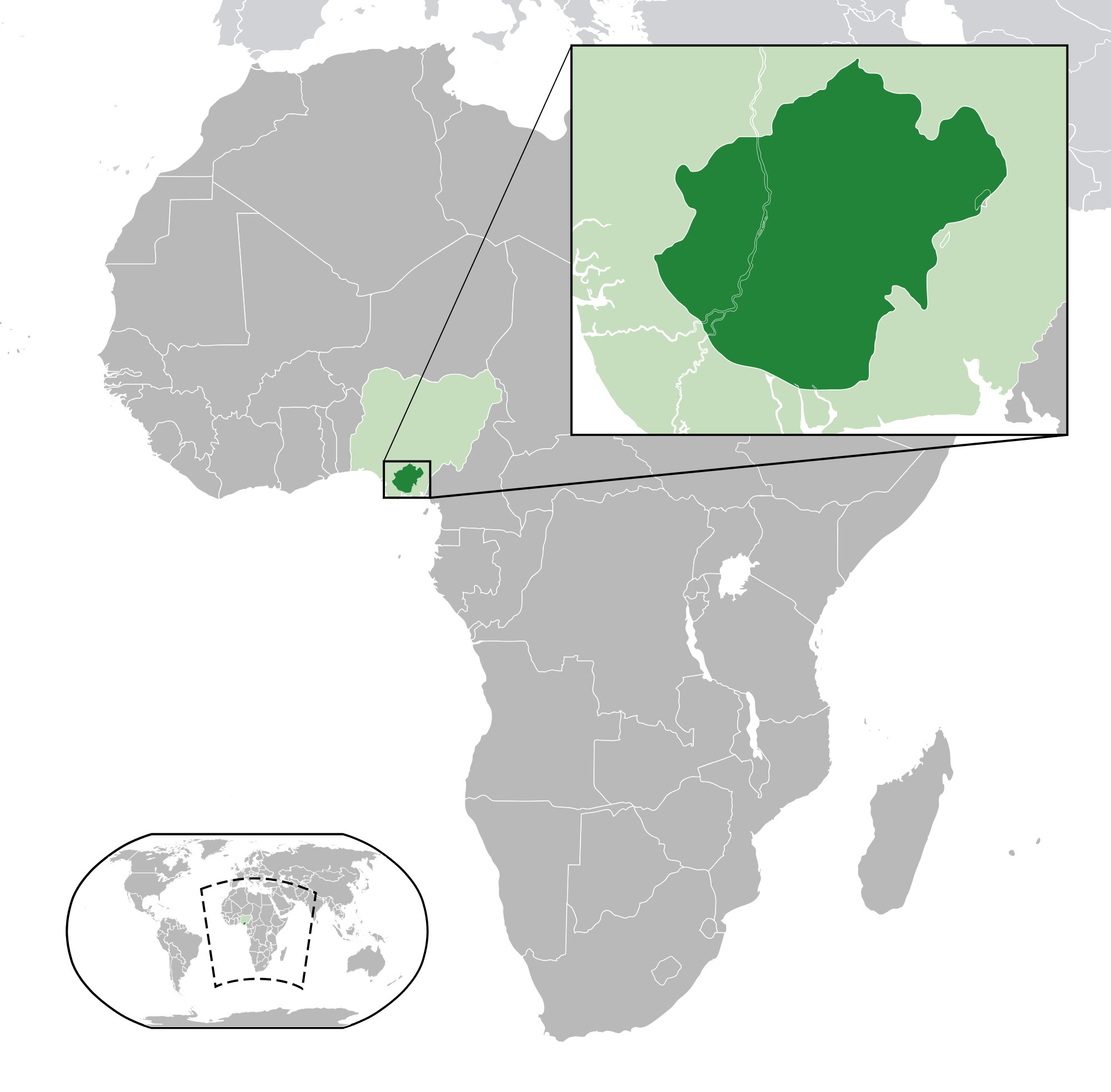 Map of Asante